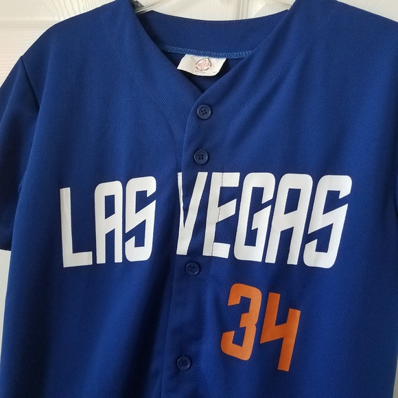 Las Vegas 51's Minor League Baseball Syndergaard Jersey size Youth L NEW - Picture 6 of 9